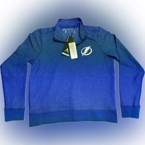 Blue Tampa Bay Lightning Quarter-Zip Pullover